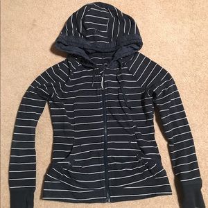 COPY - Lululemon Scuba Hoodie - Navy & White